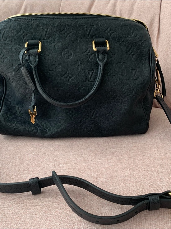 Louis Vuitton Handbags - Louis Vuitton Black Monogram Speedy Empreinte- Never worn